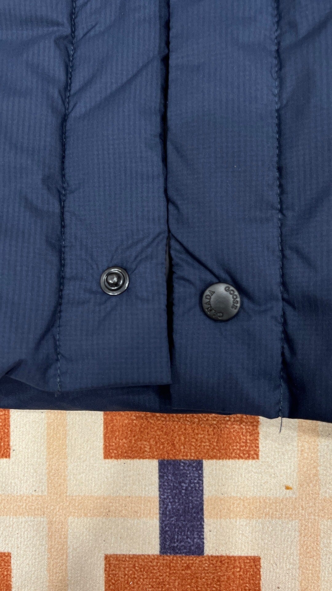 PADDED SNAP-BUTTON JACKET WITH CLASSIC COLLAR