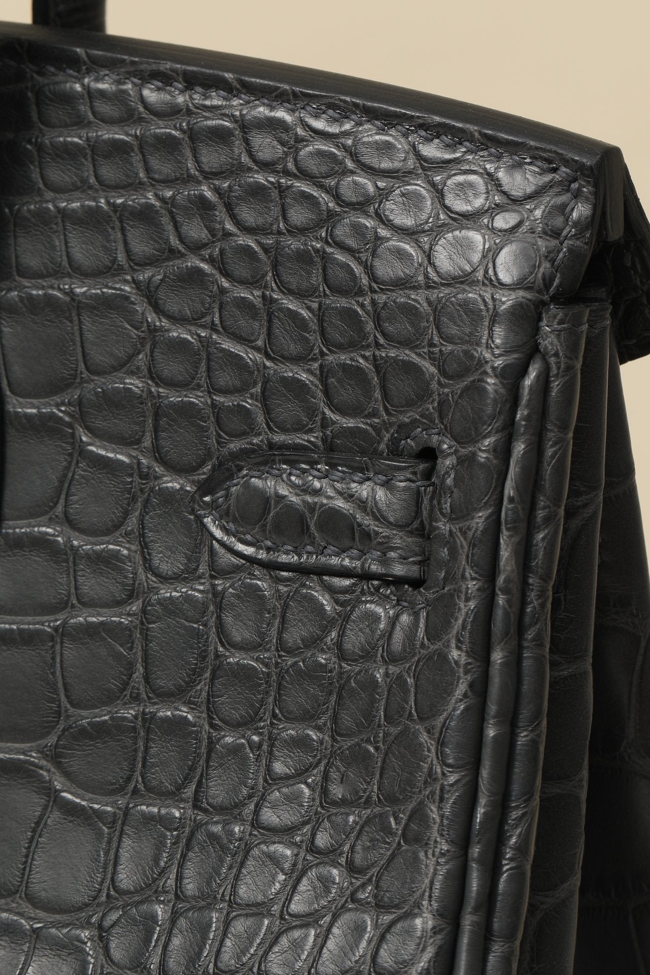 BLACK CROC BIRKIN