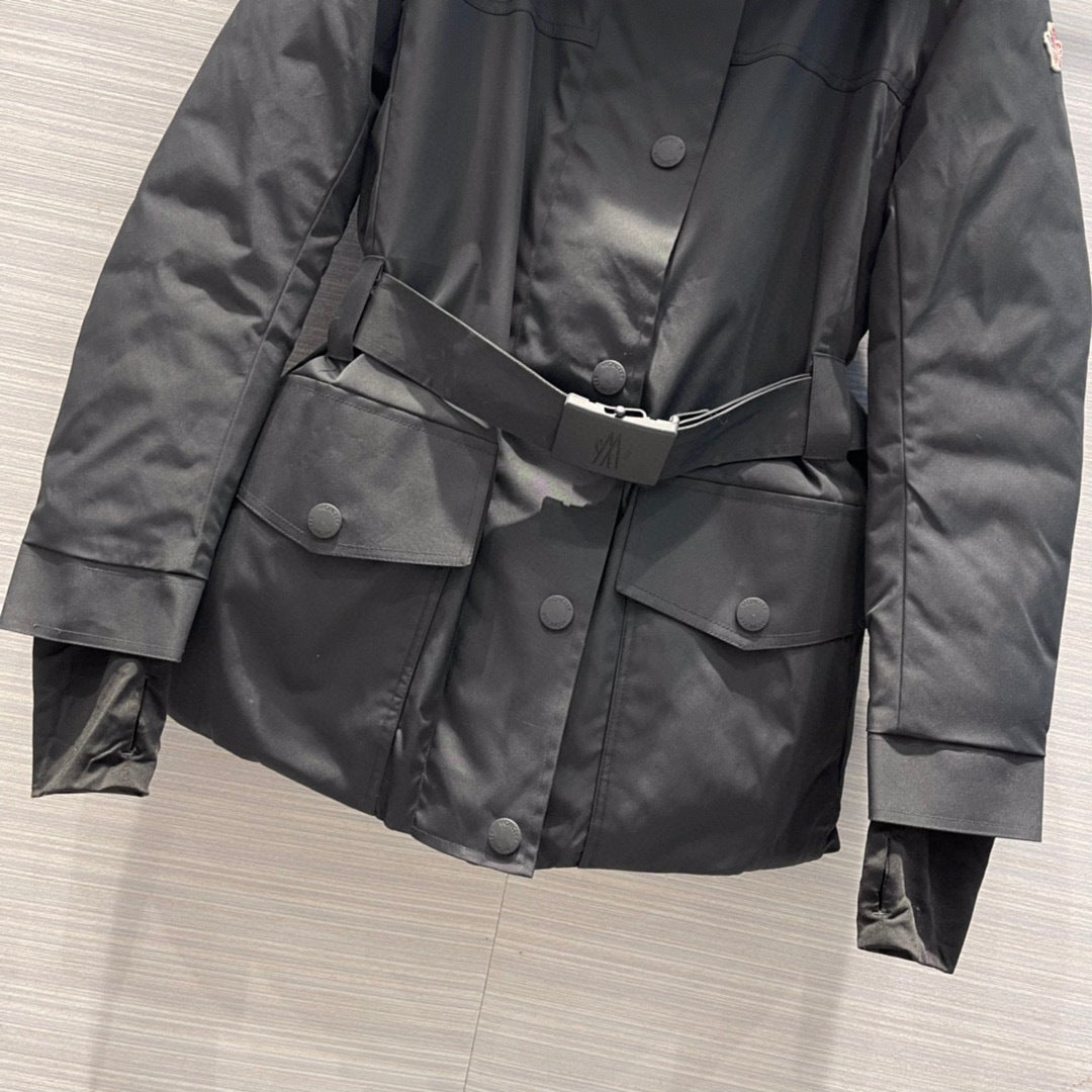 PARKA WITH FAUX FUR HOOD