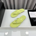 LIME FLIP FLOPS