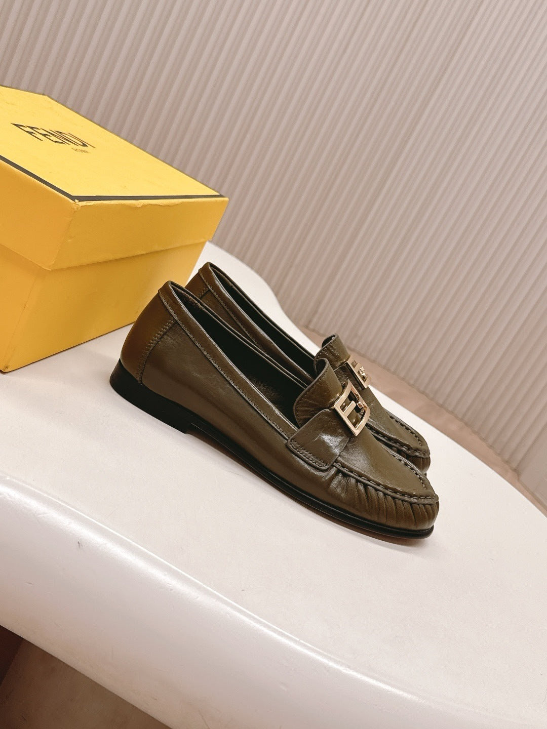 CLASSIC BUCKLE LOAFERS WITH ANIMAL PRINT OPTION