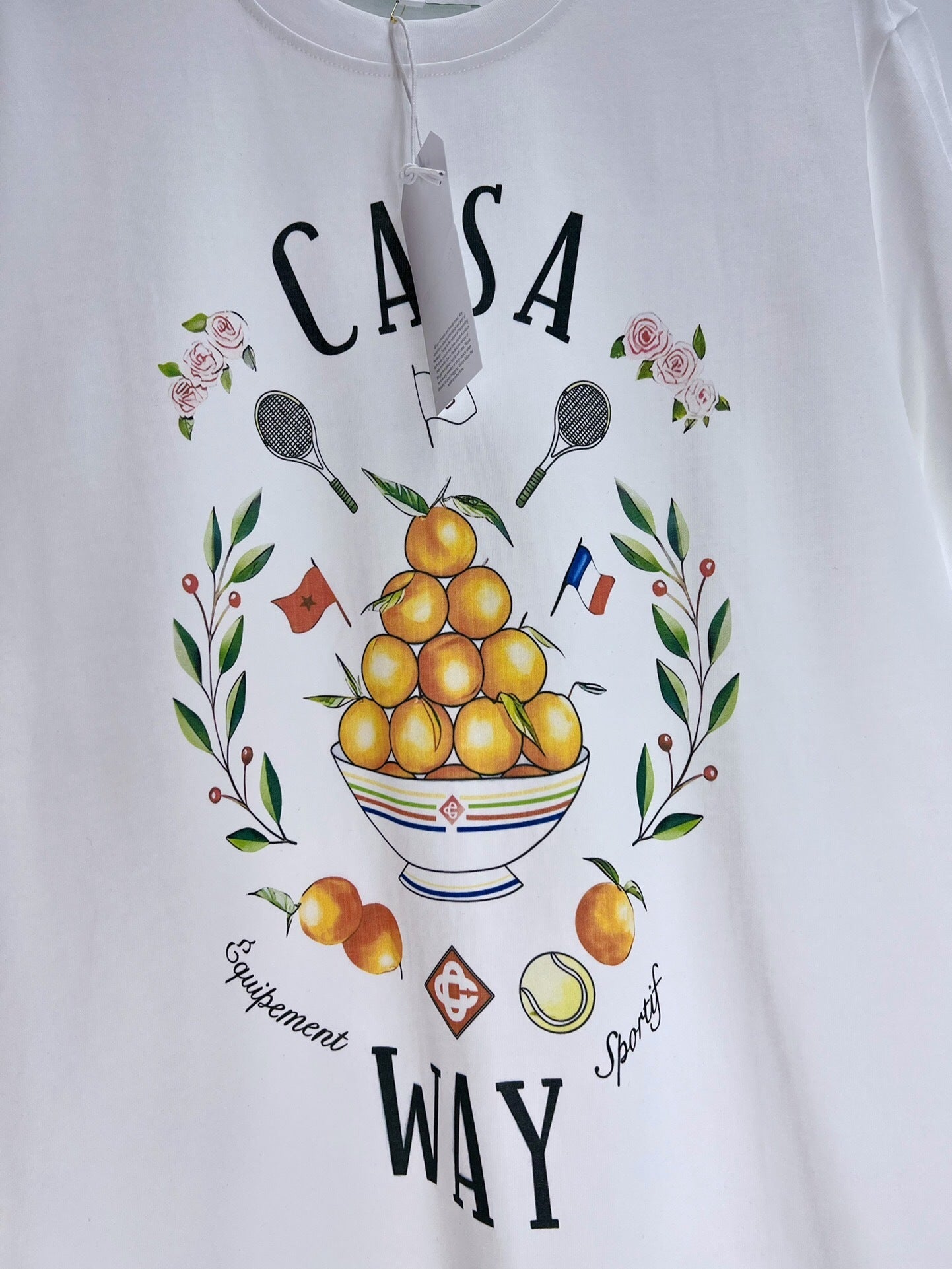 ORANGE GRAPHIC T-SHIRT