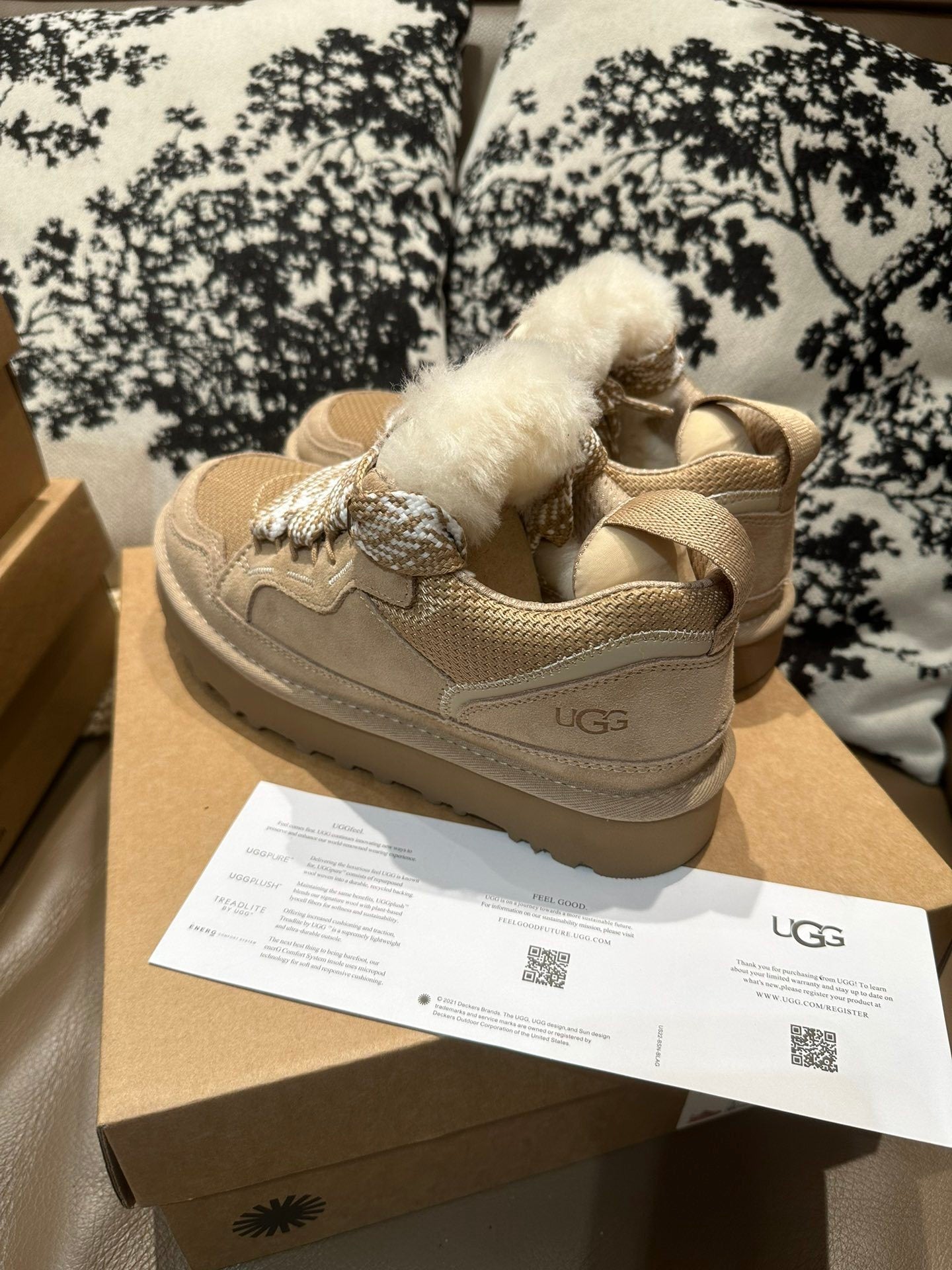 COZY PLATFORM SNEAKERS – SAND