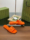ORANGE EMBOSSED LOGO SLIDES