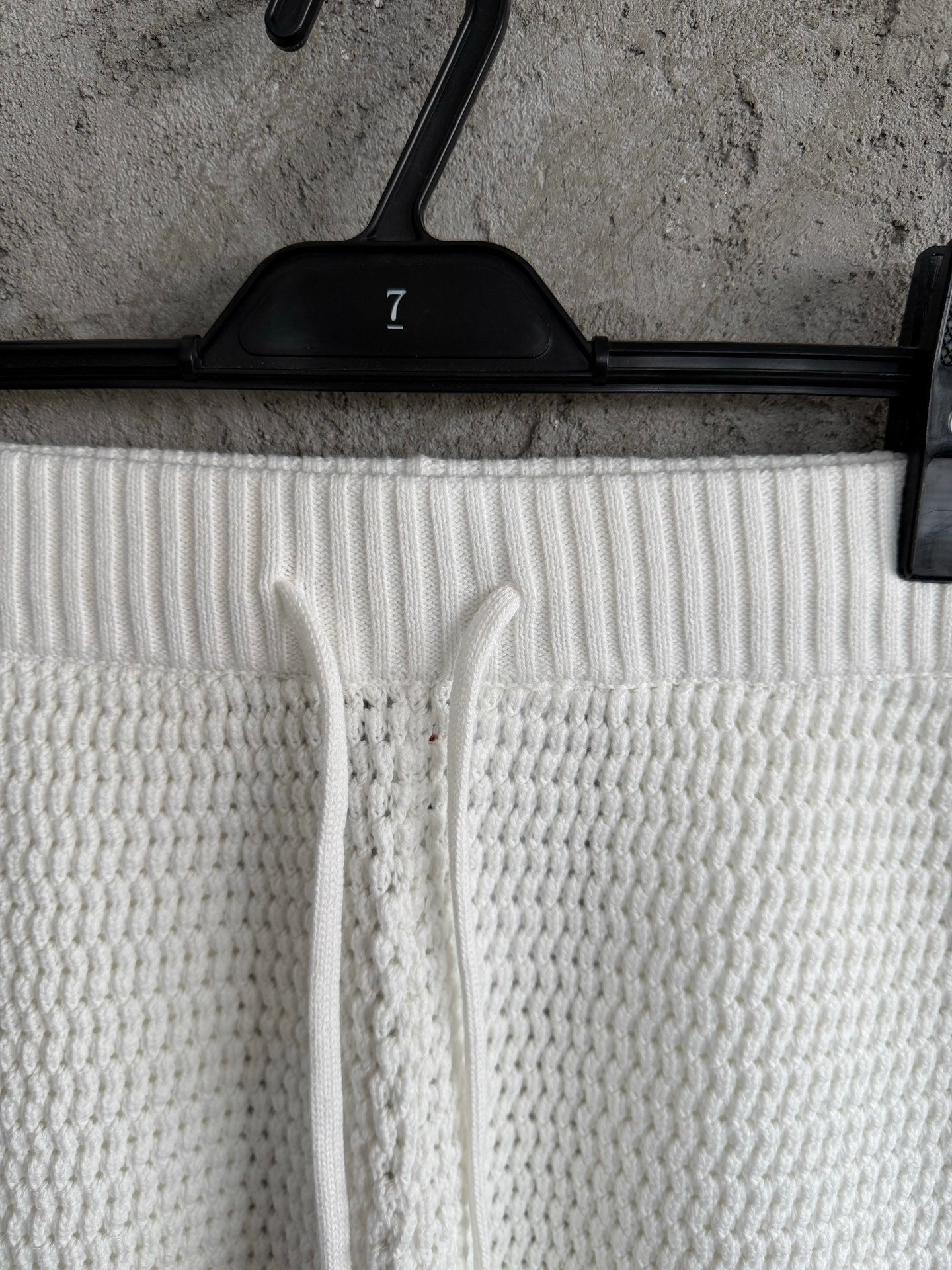 MULTICOLOR STRIPE CROCHET KNIT SET