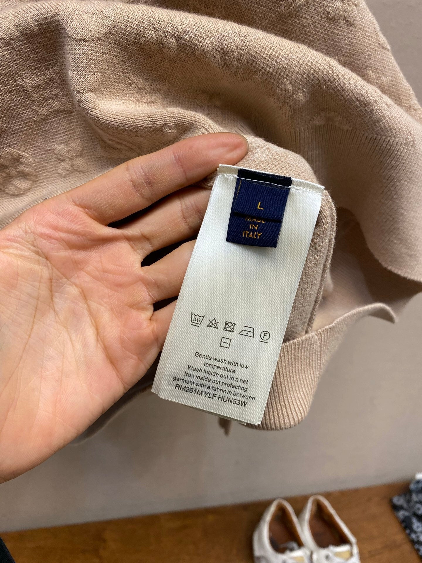 STRUKTURIERTER JACQUARD-RUNDSCHNELLPULLOVER