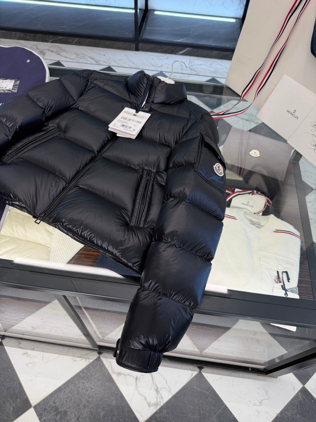 LUXURY QUILTED PUFFER DOWN JACKET