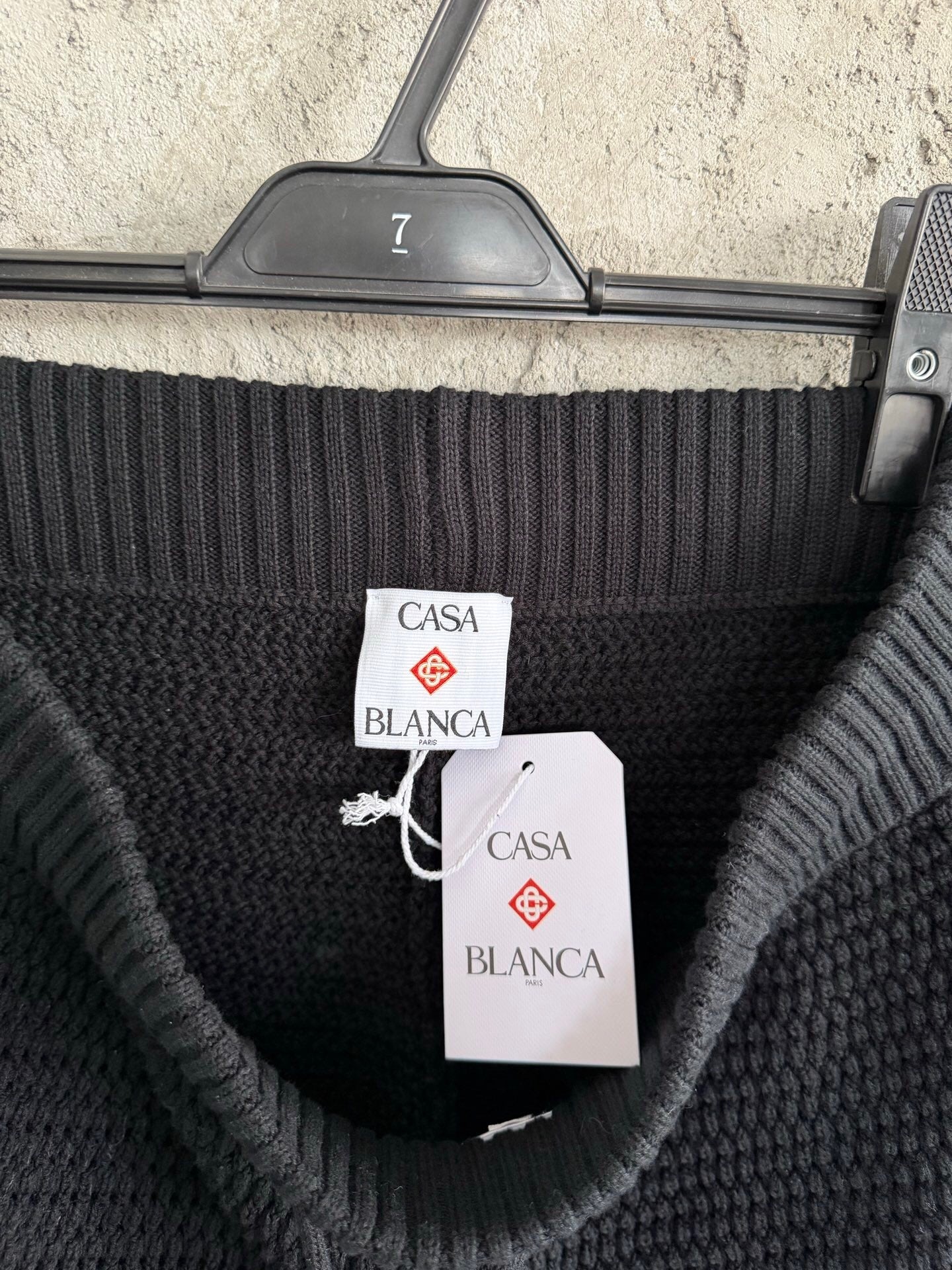 STRIPED TEXTURED KNIT SHORT SET