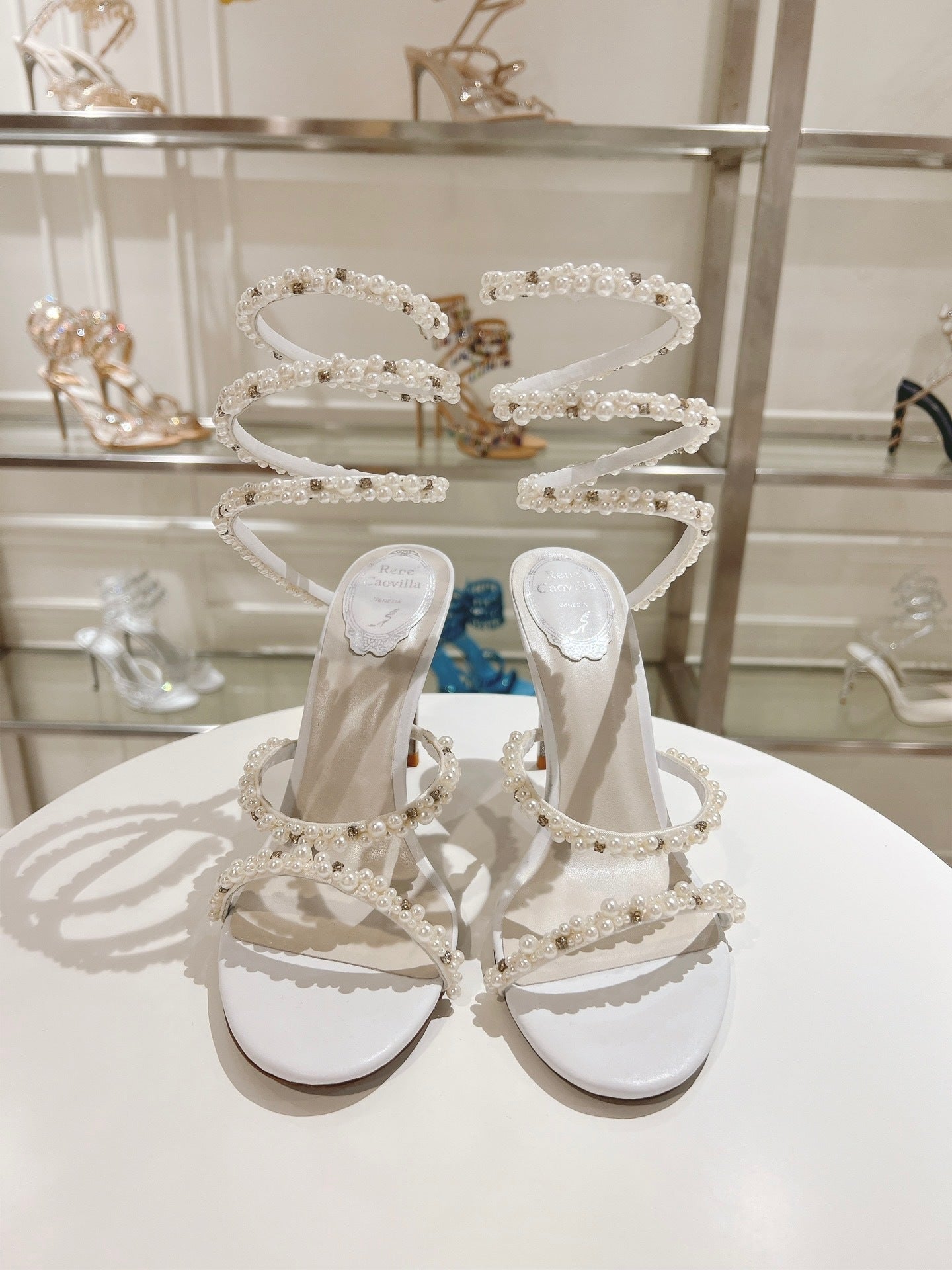 IVORY PEARL HEELS