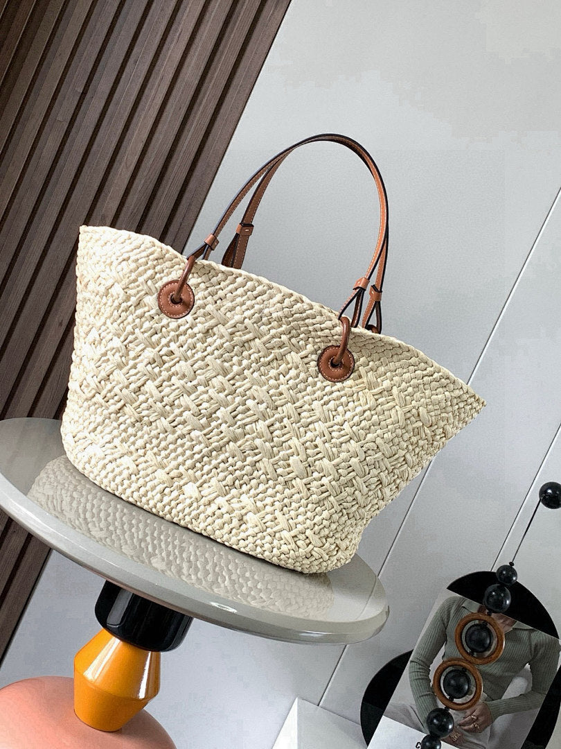 WOVEN ANAGRAM TOTE