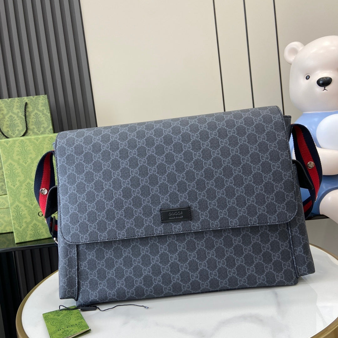 MONOGRAM CANVAS MESSENGER BAG