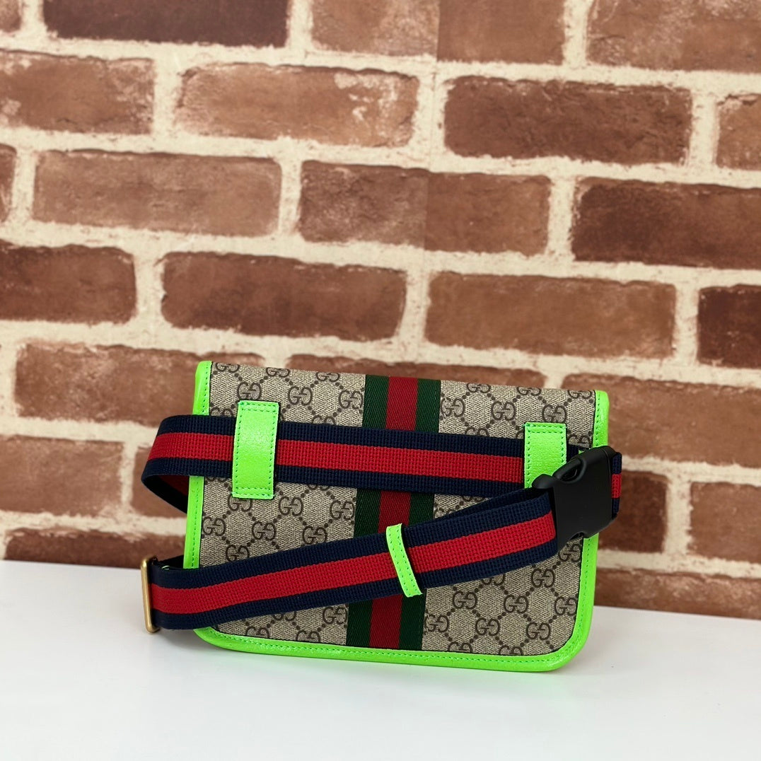 STRIPE MINI BELT BAG – NEON EDITION