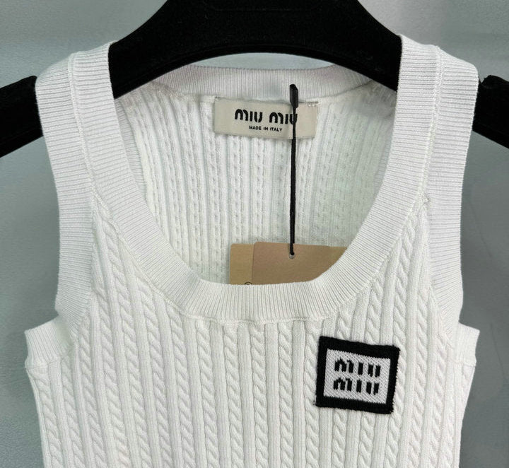 RIBBED KNIT TWO-PIECE SET