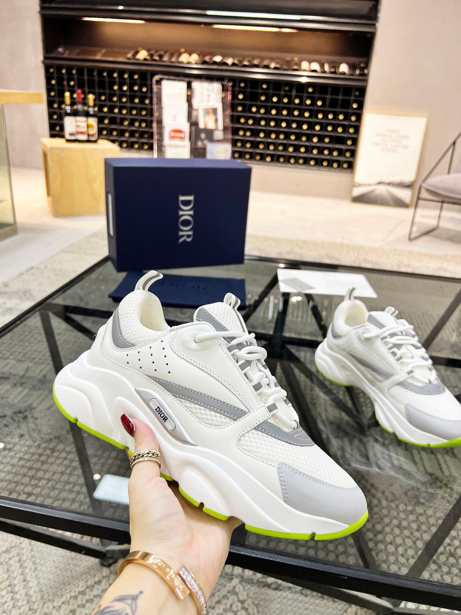 LIGHT GREY SPORT CHUNKY SNEAKERS