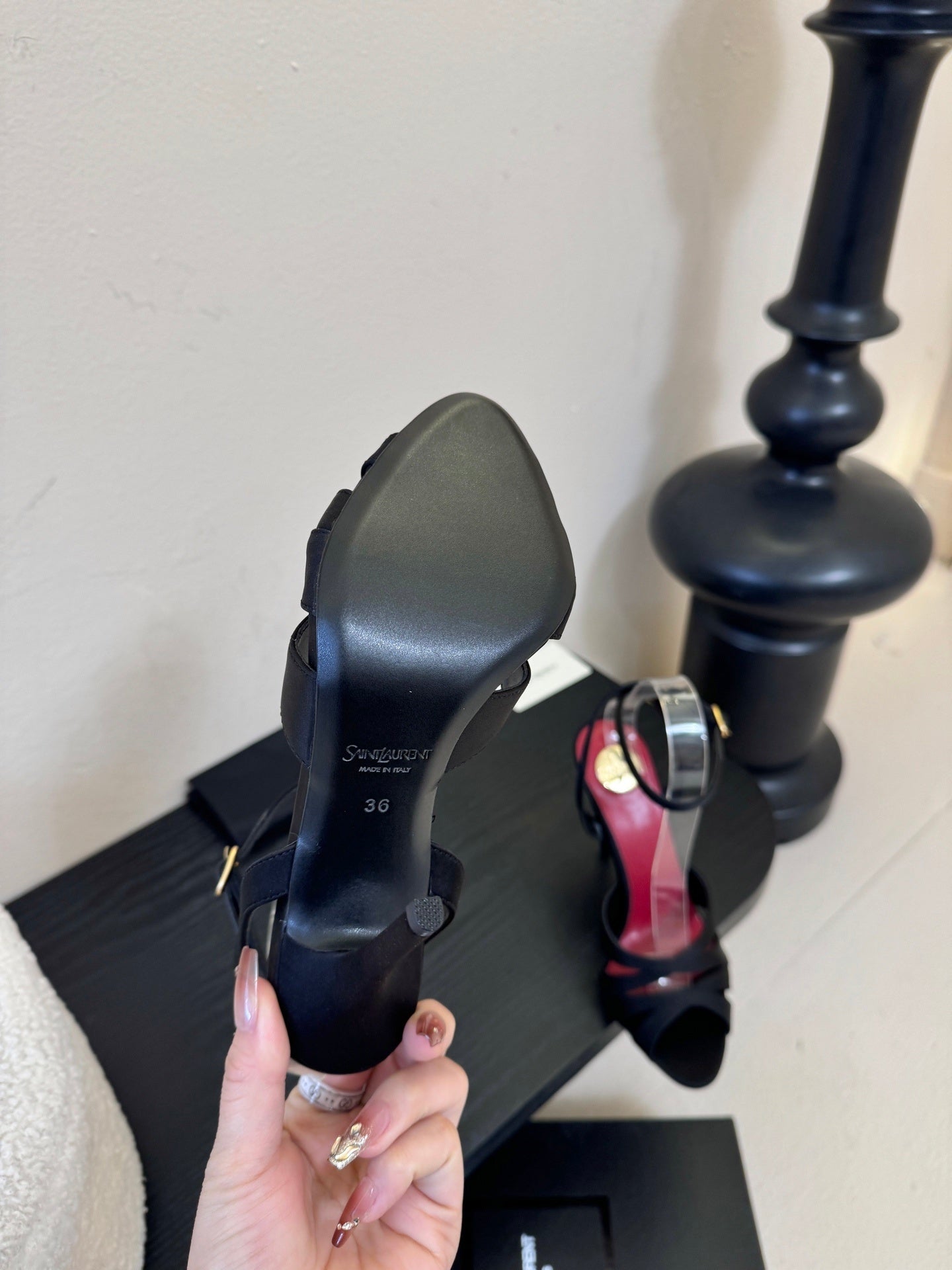 STRAPPY ANKLE-STRAP STILETTO SANDALS