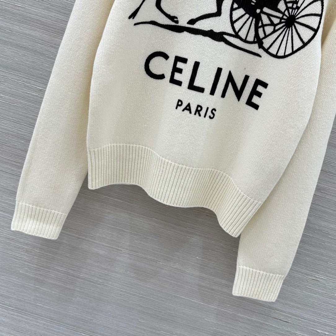 GRAPHIC KNIT SWEATER
