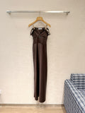SATIN STRAP MAXI DRESS