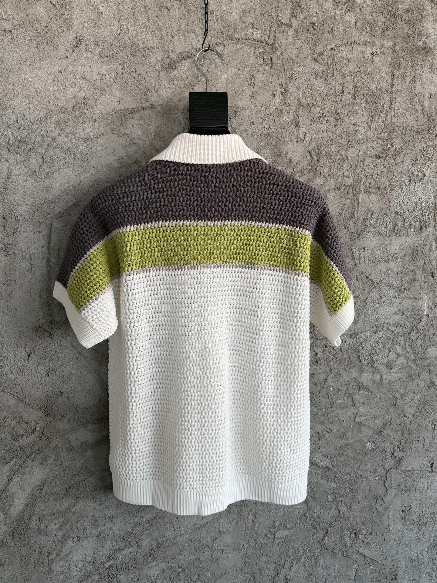 COLOR BLOCK KNIT SHORT SET