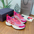 PINK PANELLED CHUNKY SNEAKERS