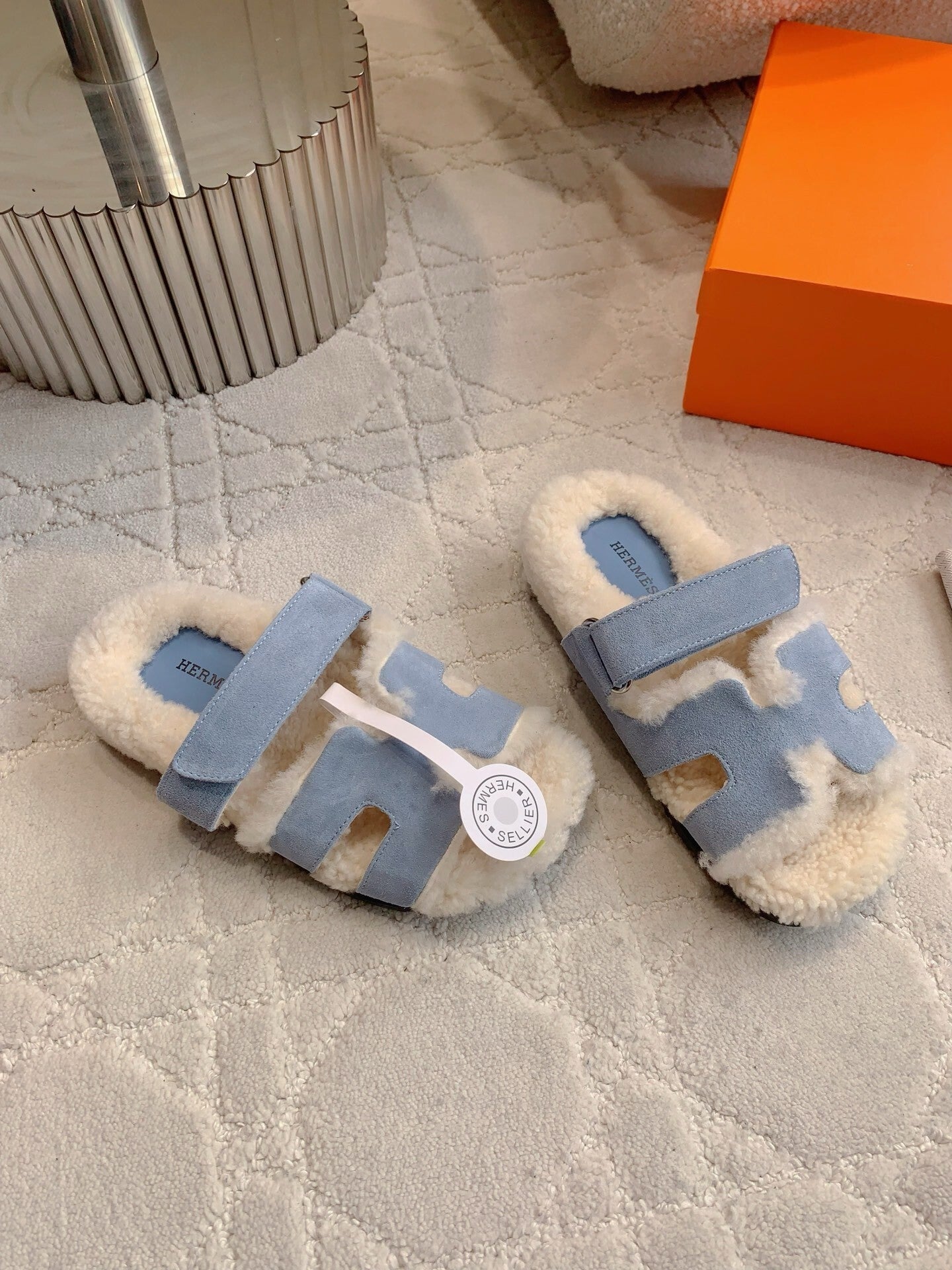 PLUSH LINED COMFORT SANDALS WITH DOUBLE STRAP DESIGN