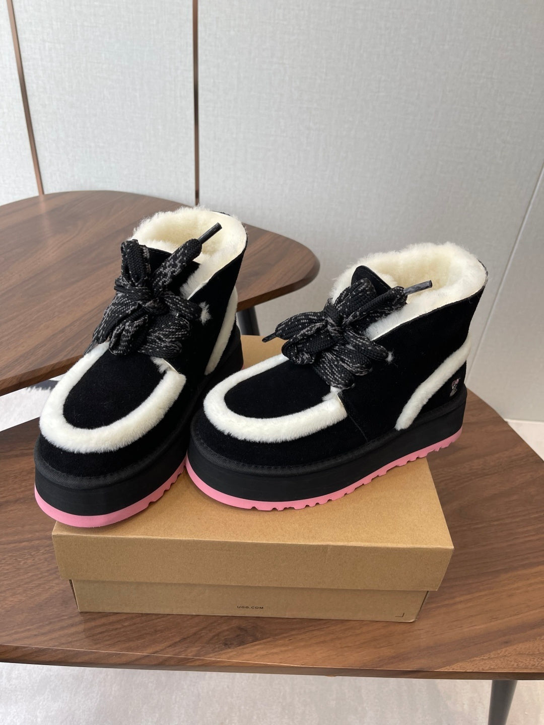 PLATFORM ANKLE BOOTS