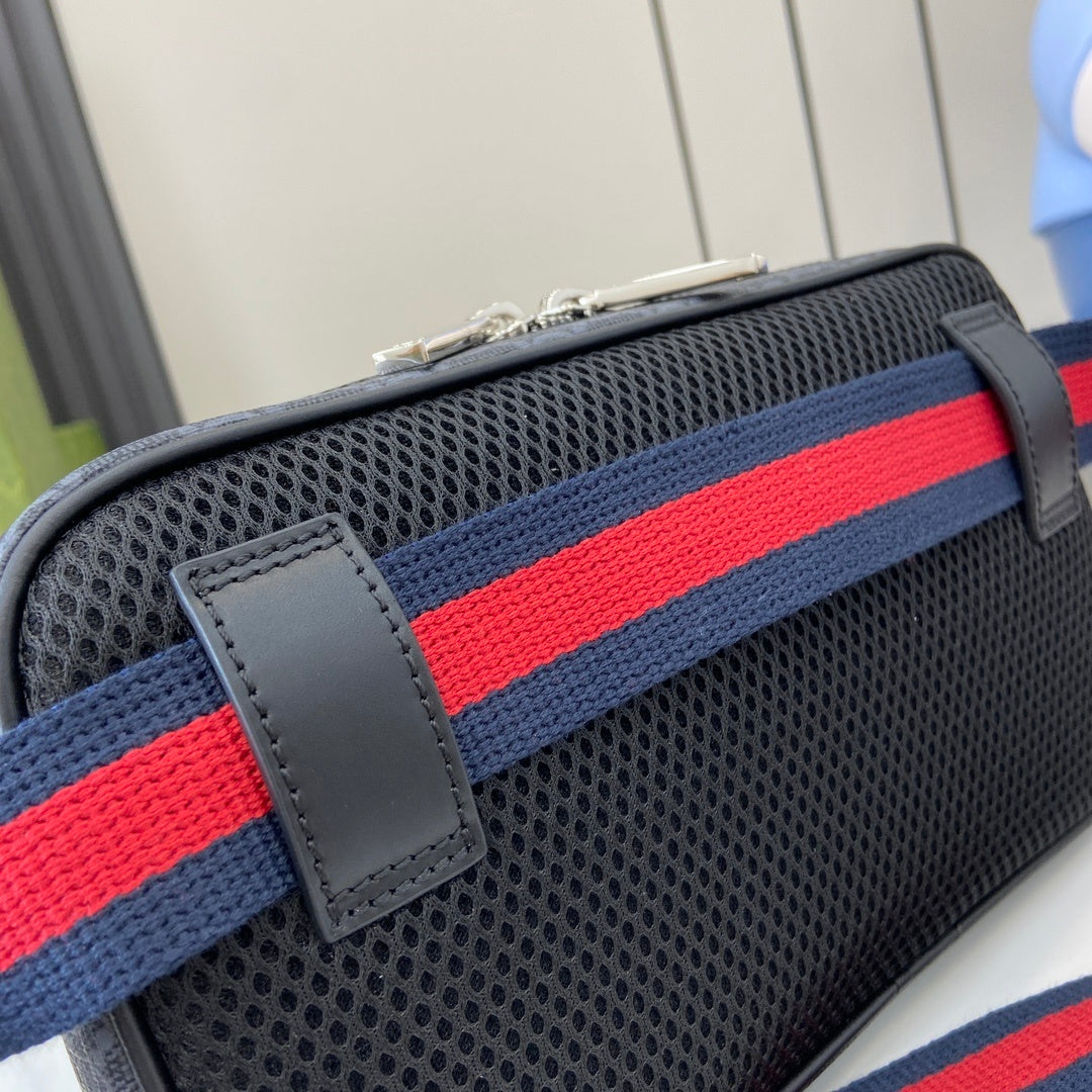 SLIM CANVAS CROSSBODY BAG