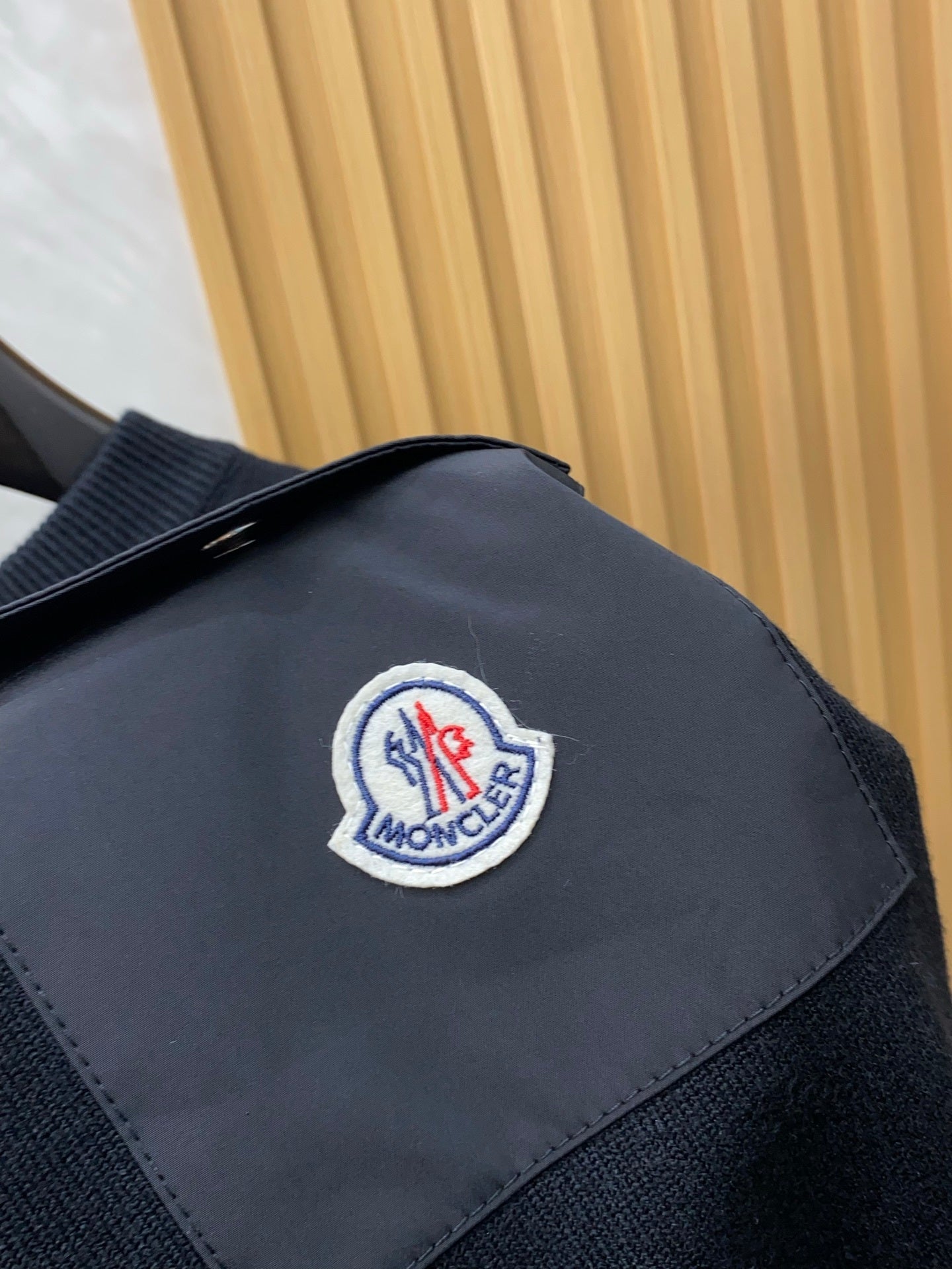 CREW NECK SWEATSHIRT WITH BUTTONED CHEST POCKET