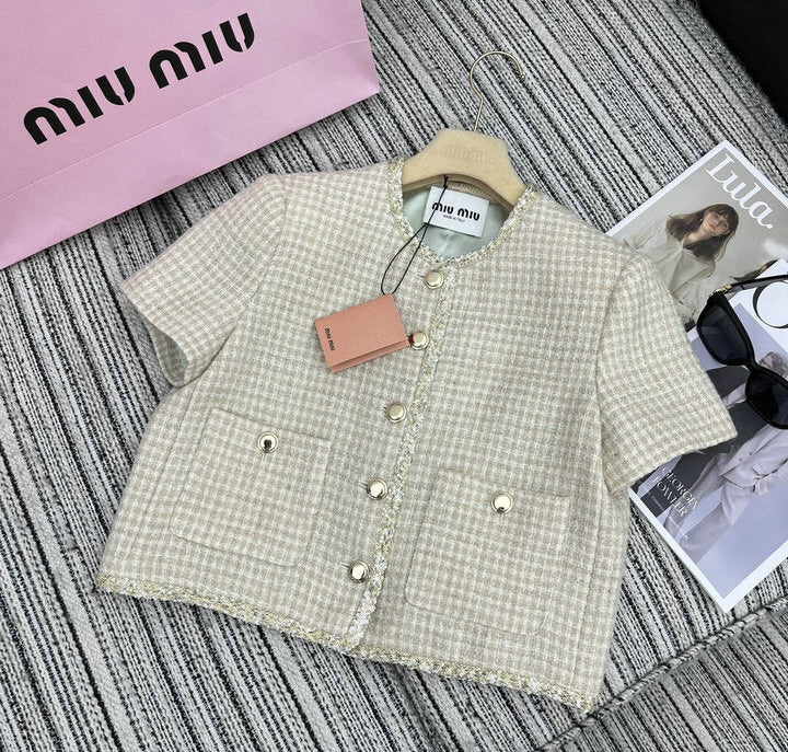 ELEGANT TWEED BUTTON