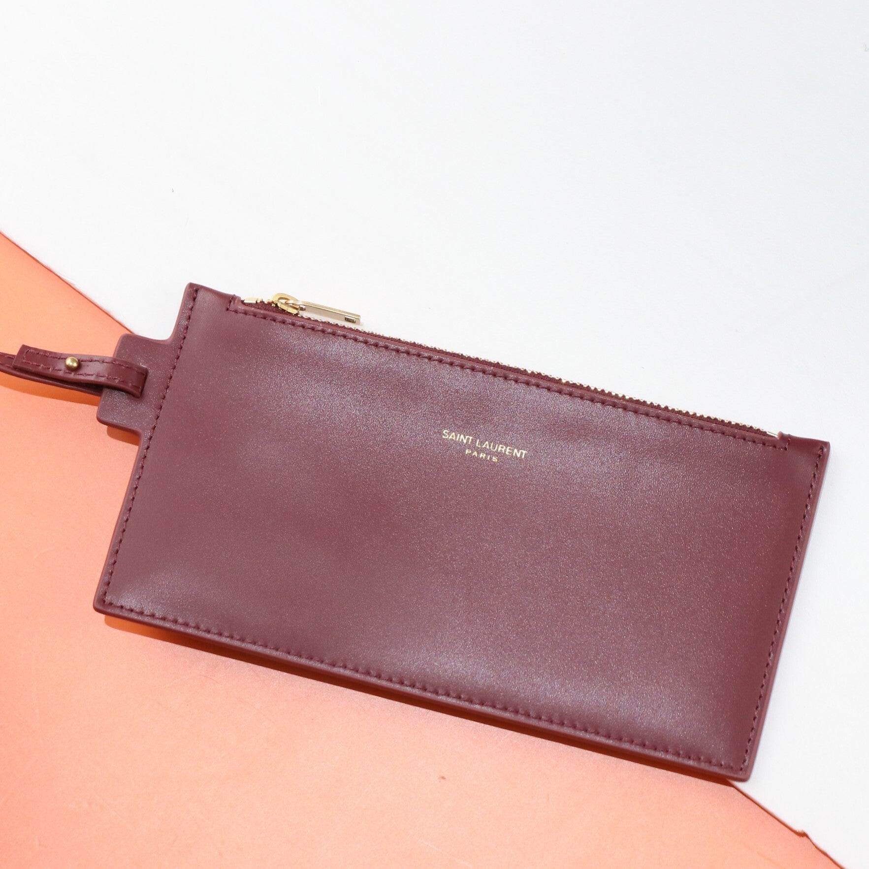 SMOOTH LEATHER BUCKET BAG