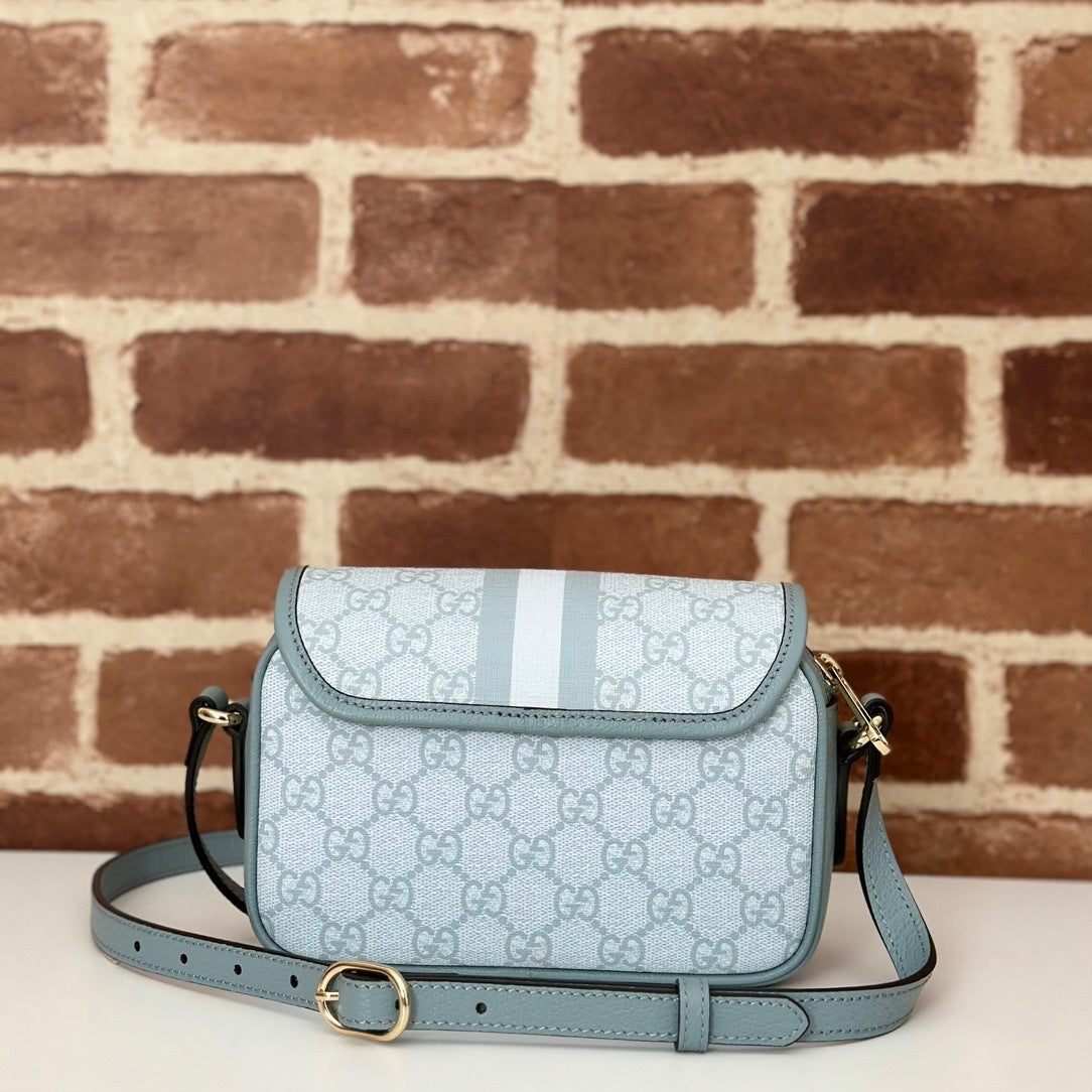 CLASSIC MONOGRAM STRIPE CROSSBODY BAG