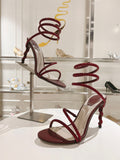 RUBY SPIRAL HEELS