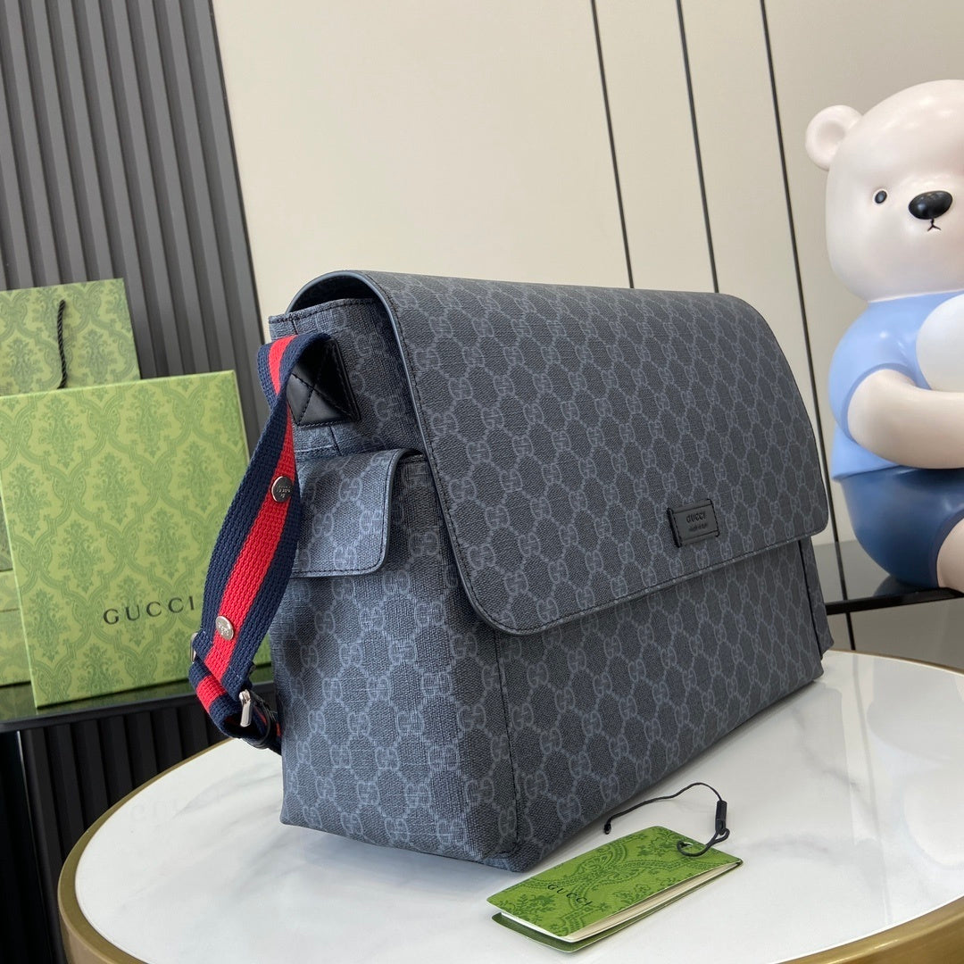 MONOGRAM CANVAS MESSENGER BAG