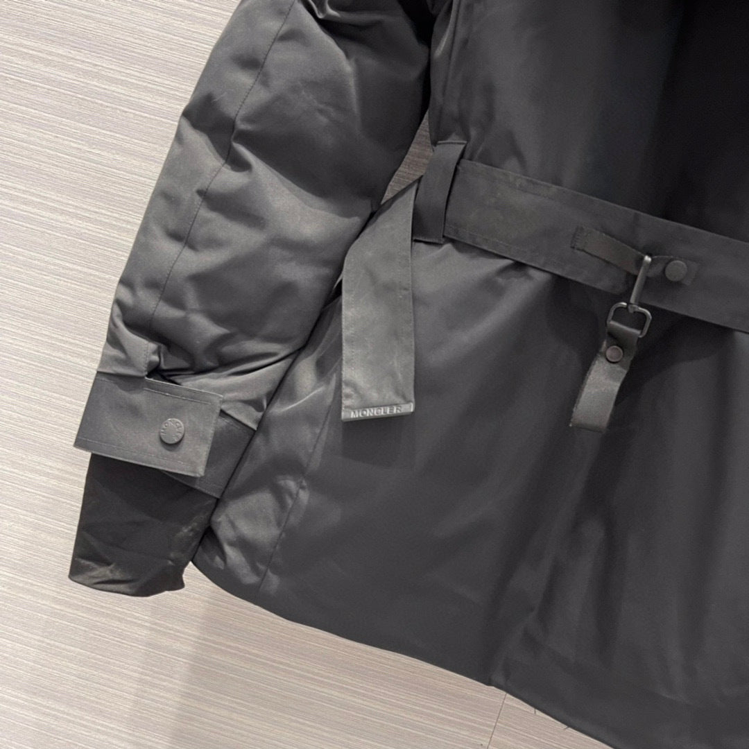 PARKA WITH FAUX FUR HOOD