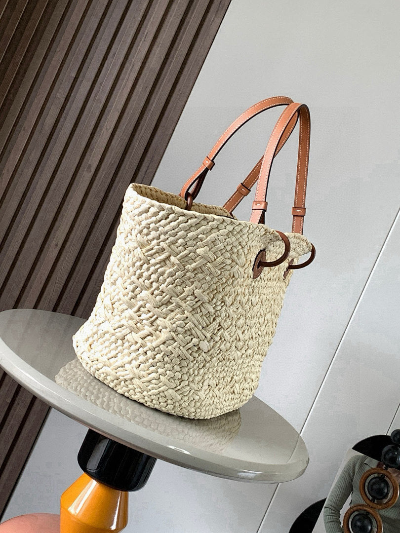 WOVEN ANAGRAM TOTE