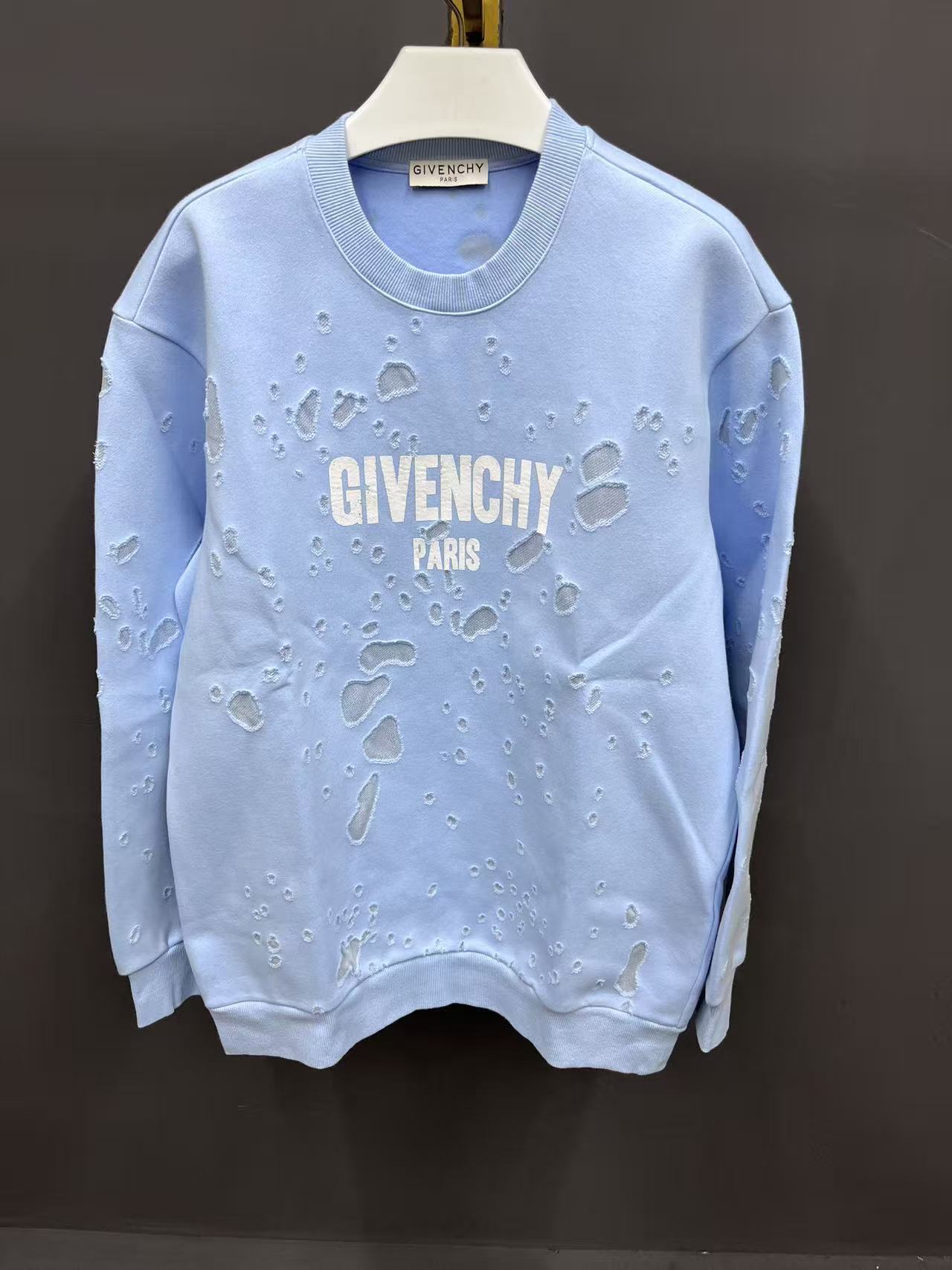 DISTRESSED LOGO CREWNECK SWEATSHIRT