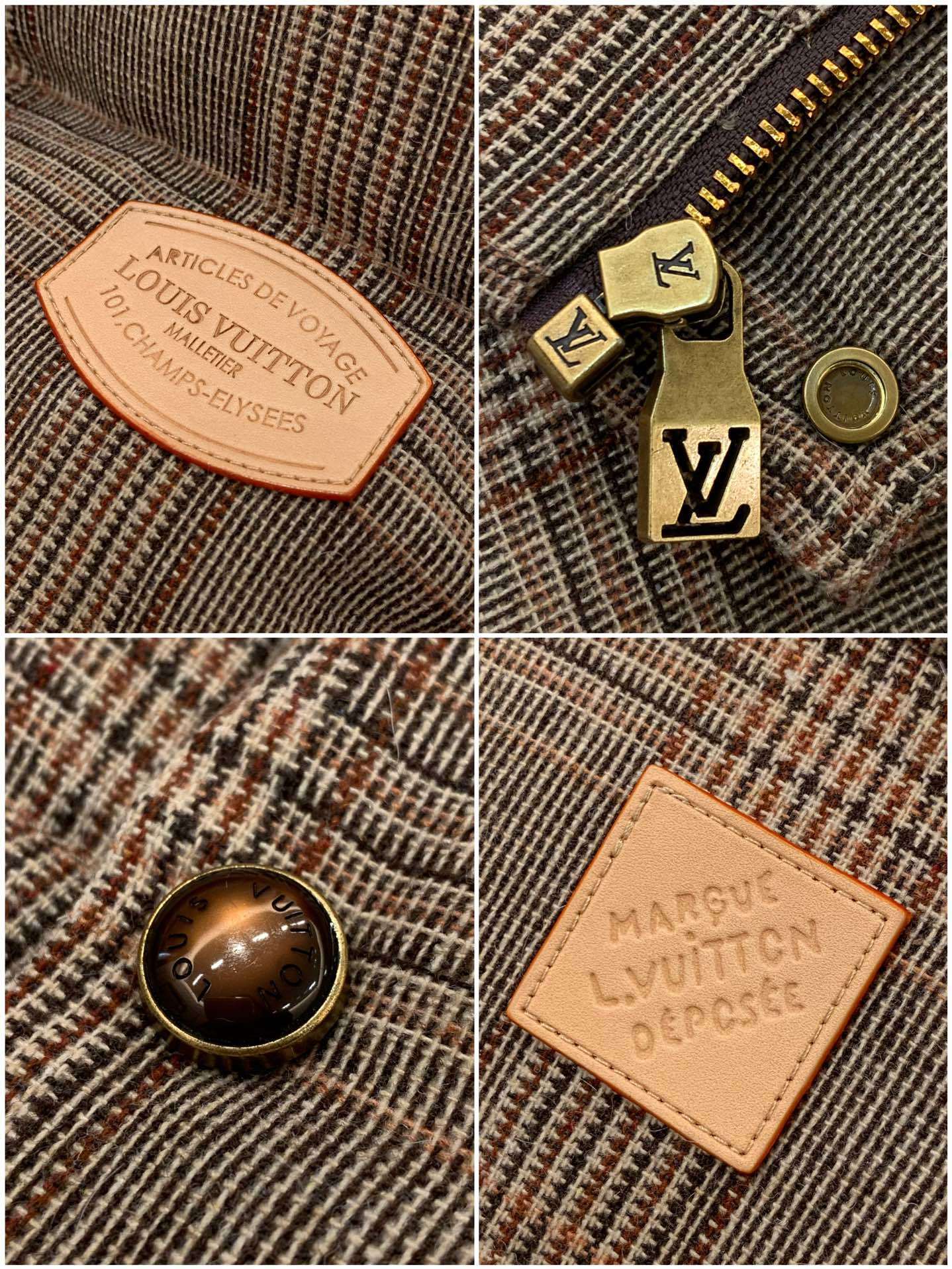 PLAID PADDED PUFFER JACKET