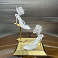 IVORY CASCADE HEELS