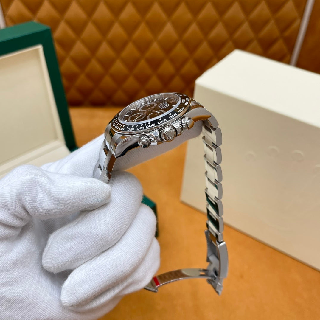 LUXURY CHRONOGRAPH STEEL WATCH