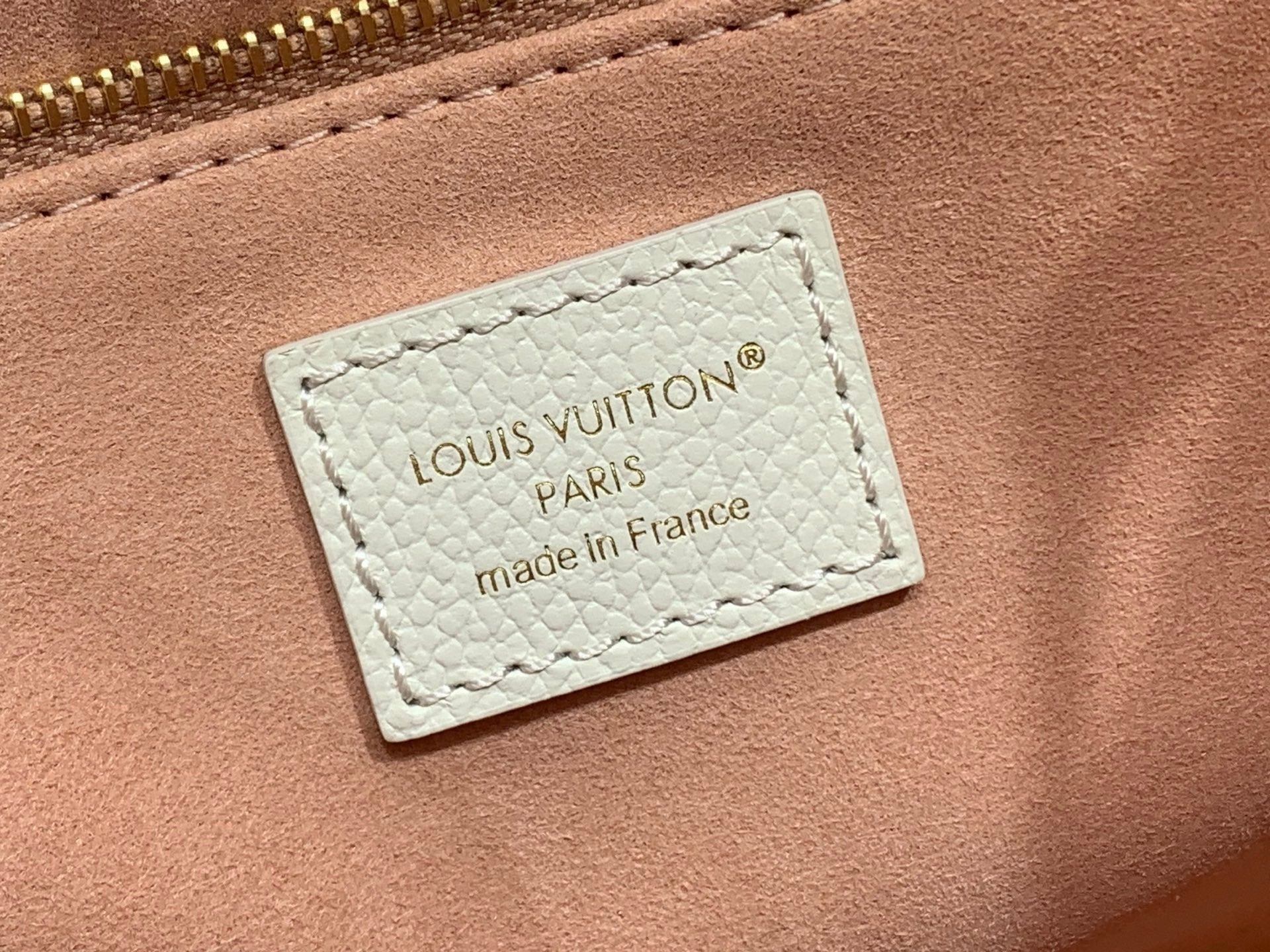 MONOGRAM DETAIL TOP HANDLE BAG