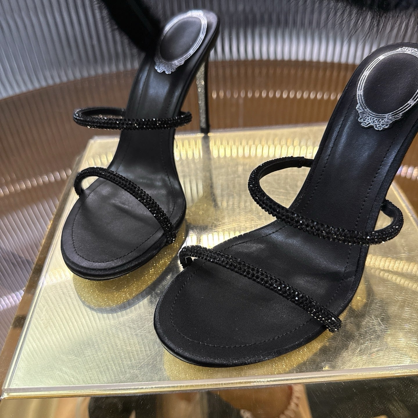MIDNIGHT FUR HEELS