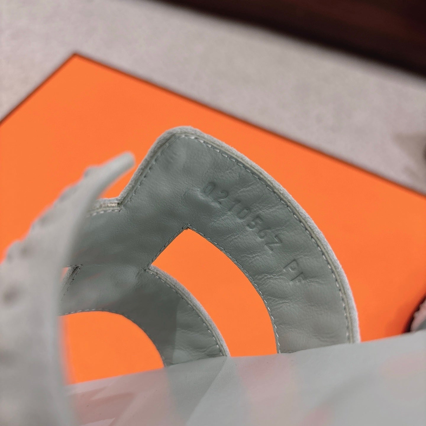 PASTEL BLUE SUEDE SLIDE SANDALS