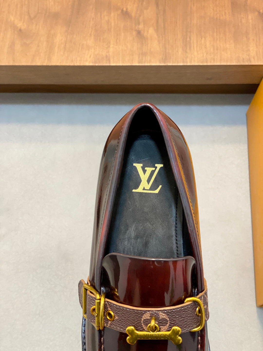 PATENT LEATHER LOAFERS