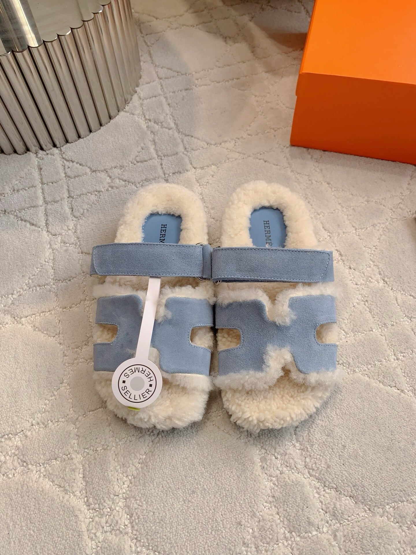 PLUSH LINED COMFORT SANDALS WITH DOUBLE STRAP DESIGN