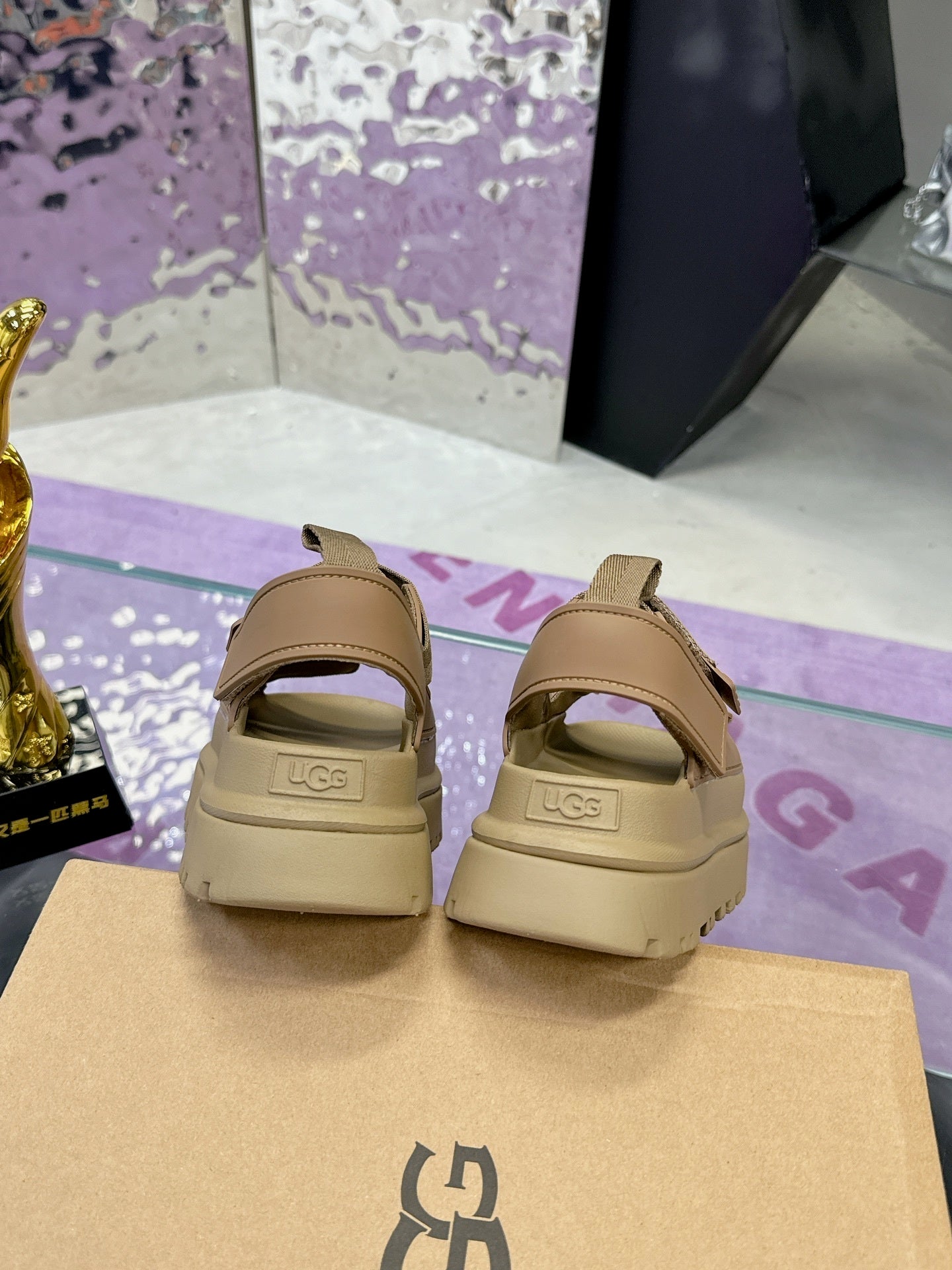 PLATFORM SANDALS – SAND