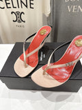 BEIGE STRAPPY KITTEN HEEL SANDALS