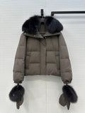 FUR COLLAR PUFFER JACKET