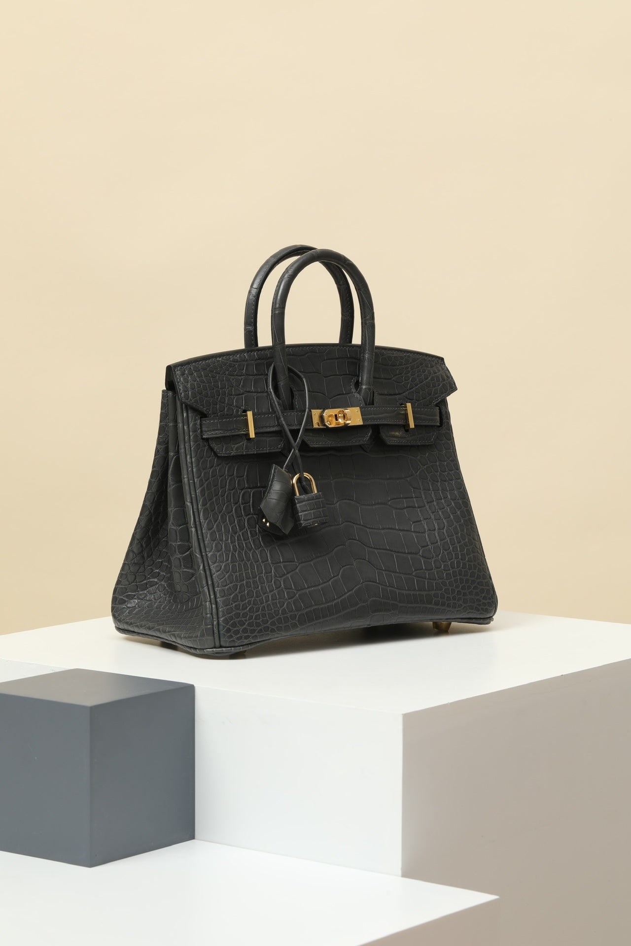 BLACK CROC BIRKIN