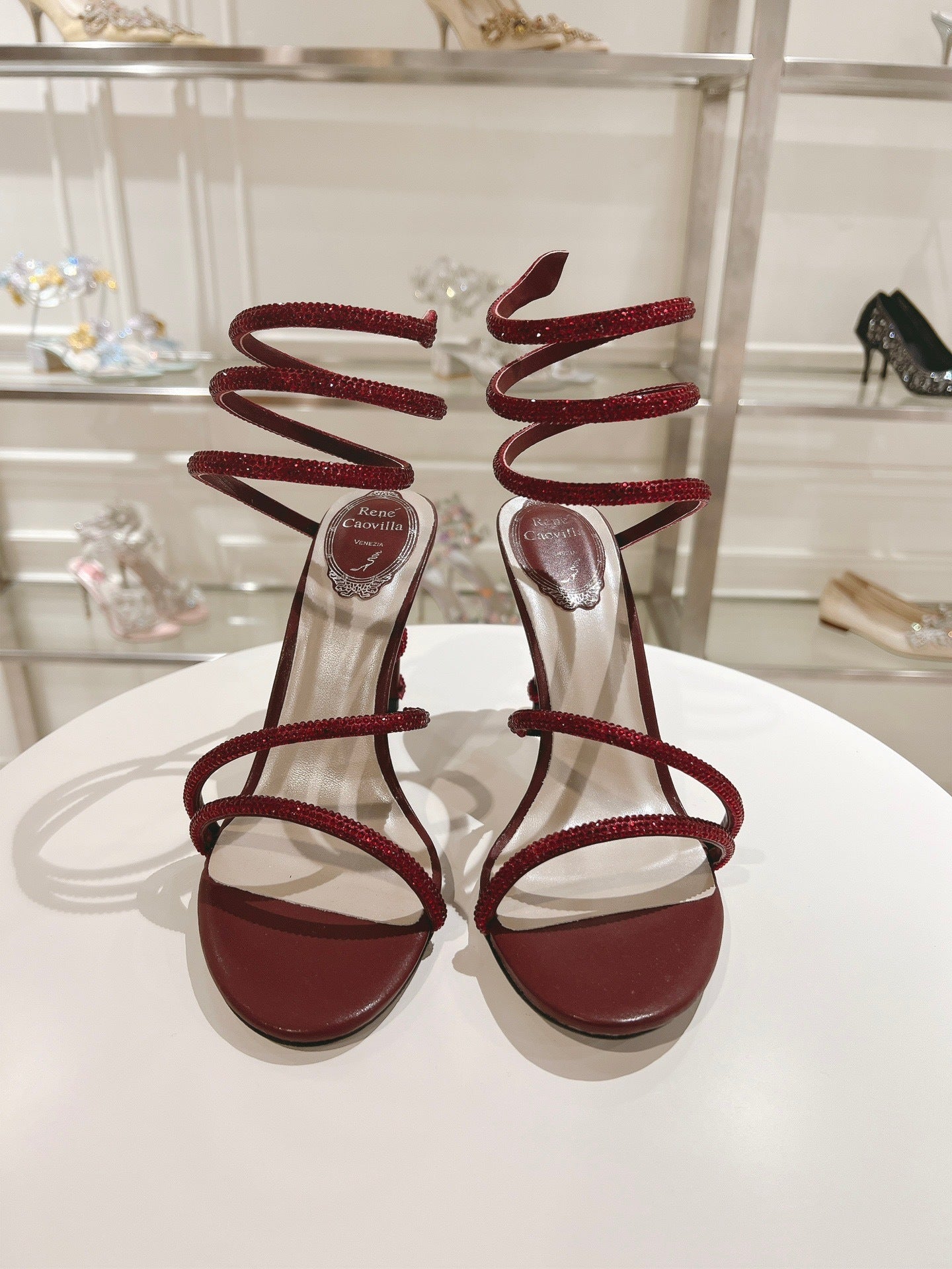 RUBY SPIRAL HEELS