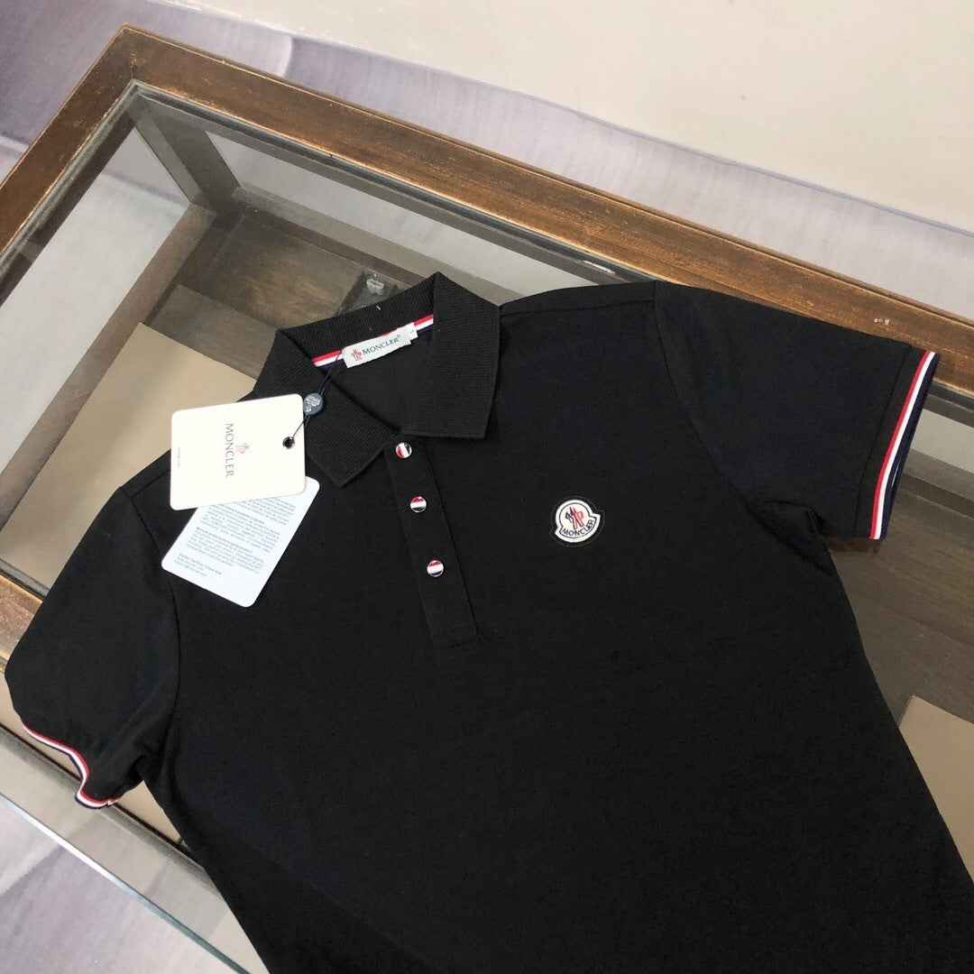 SIGNATURE STRIPE TRIM LOGO POLO SHIRT