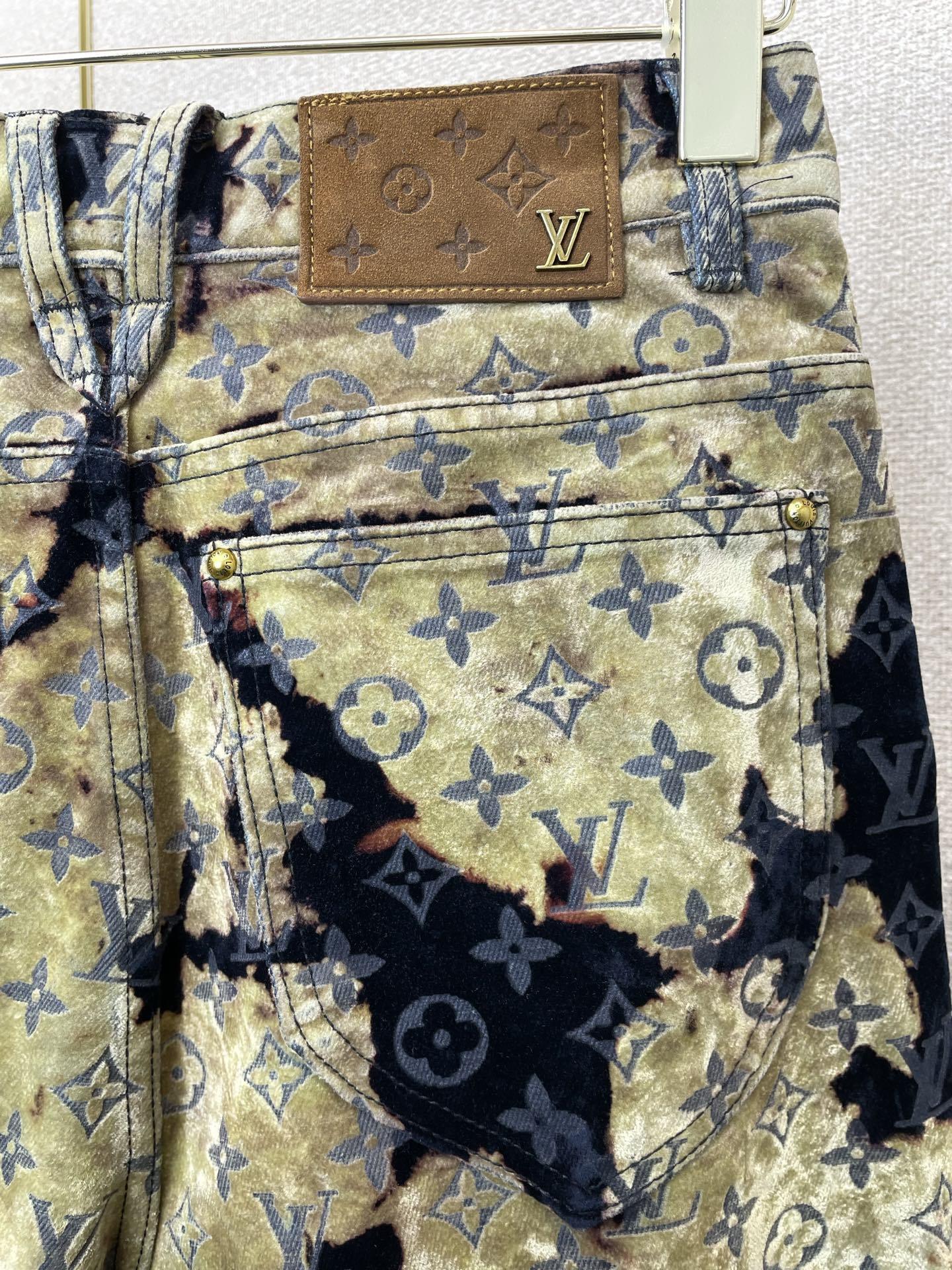 Set aus Jeansjacke und -hose mit Monogramm-Print, gewaschenem Denim